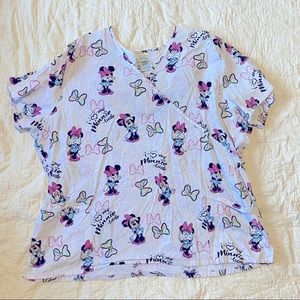 Minnie Mouse scrub top